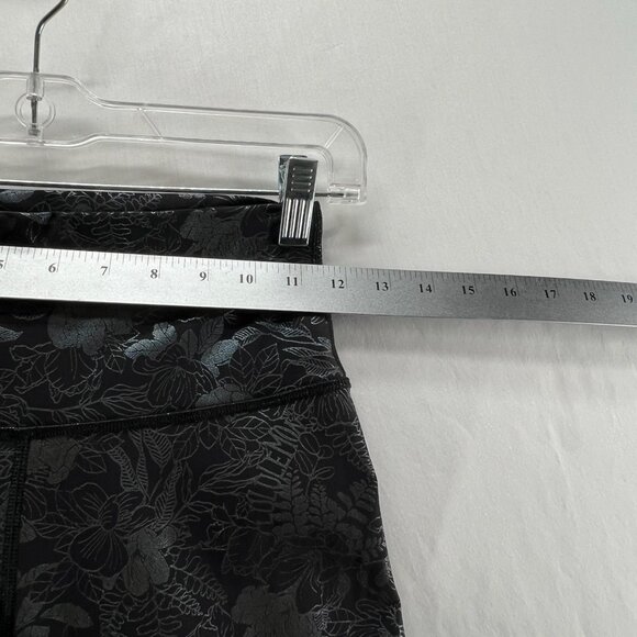 Lululemon Wunder Under Hi-Rise Tight Women 4 Stretch Breathable Black Iridescent - Picture 13 of 14